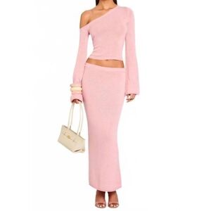 SER.O.YA | Alivia Knit Top Coral Blush Pink Size XL Retrofete